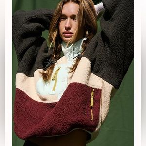 Free People Hit The Slopes Colorblock Pullover